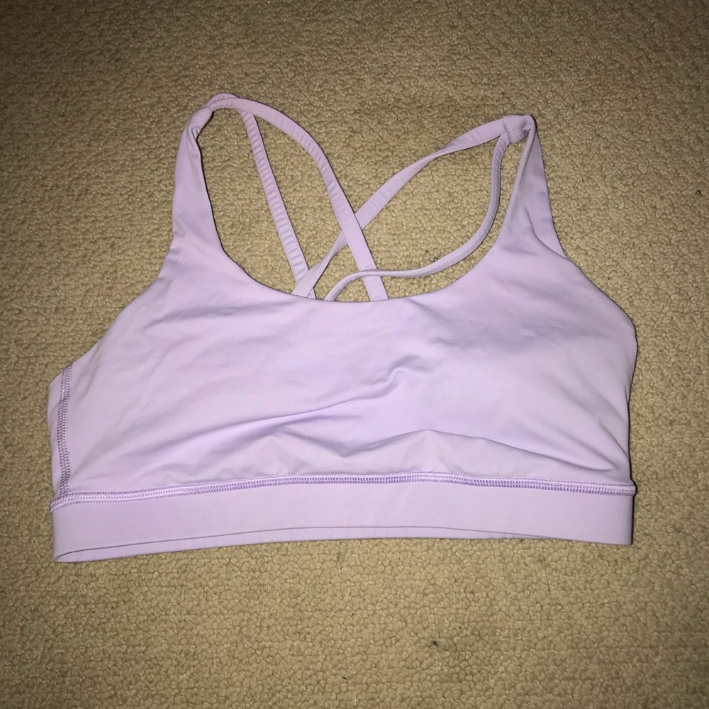 Lilac Lululemon Energy Bra